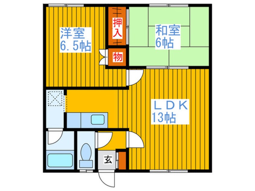 間取図 メゾンド追越