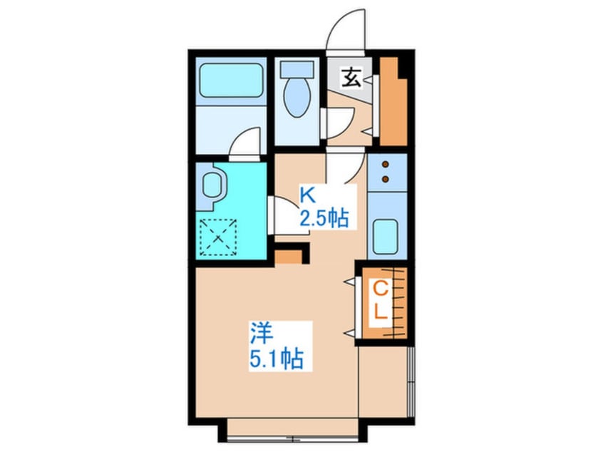 間取図 ピュア東彩館Ⅵ