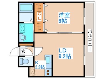 間取図 ラ・ポルト