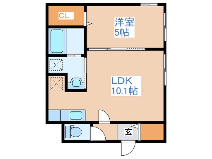 間取り図 パインハート中の島