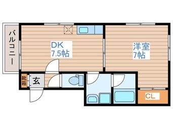 間取図 コ－ポソレイユ