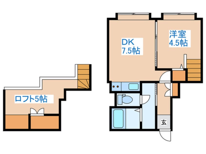 間取図 ハイデンス曙