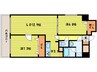 スクエアマンション６１４ 2LDKの間取り