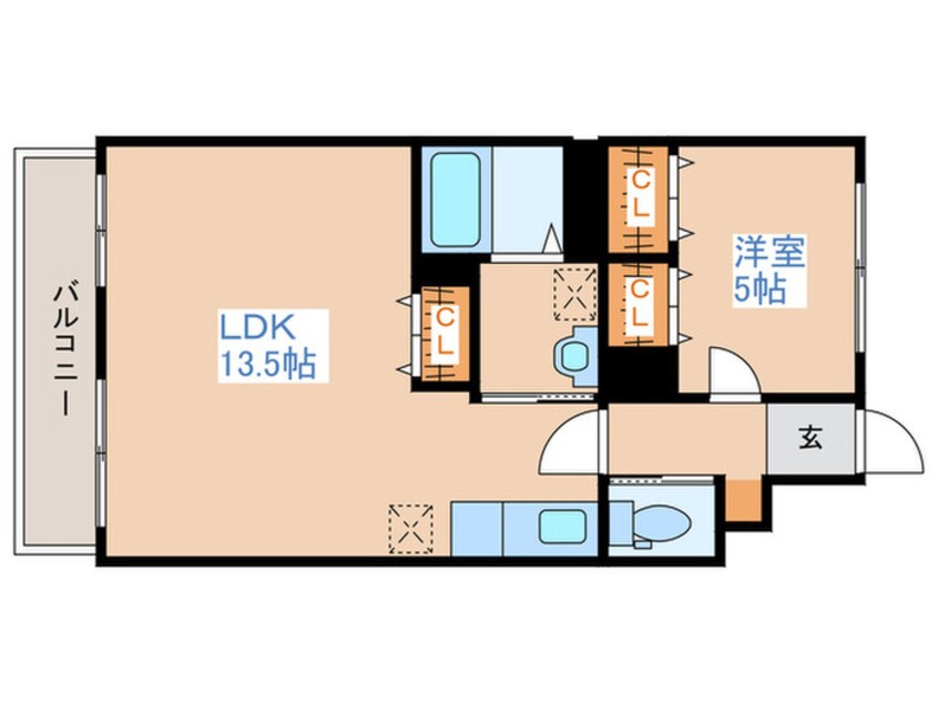 間取図 ブル－ベル和田