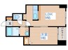 ピュアウィング 1LDKの間取り