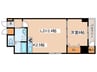 エステラ１０番館 1LDKの間取り