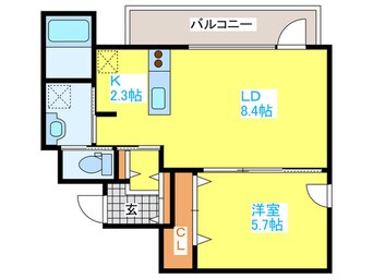 間取図 オルムドグランメ－ル大通