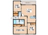 RESIDENCE SHINMEI MIYANONORI 3LDKの間取り