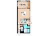 BELL　WALK 3 1LDKの間取り