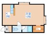 サンピアＦＵＪＩＮＯ 1Kの間取り