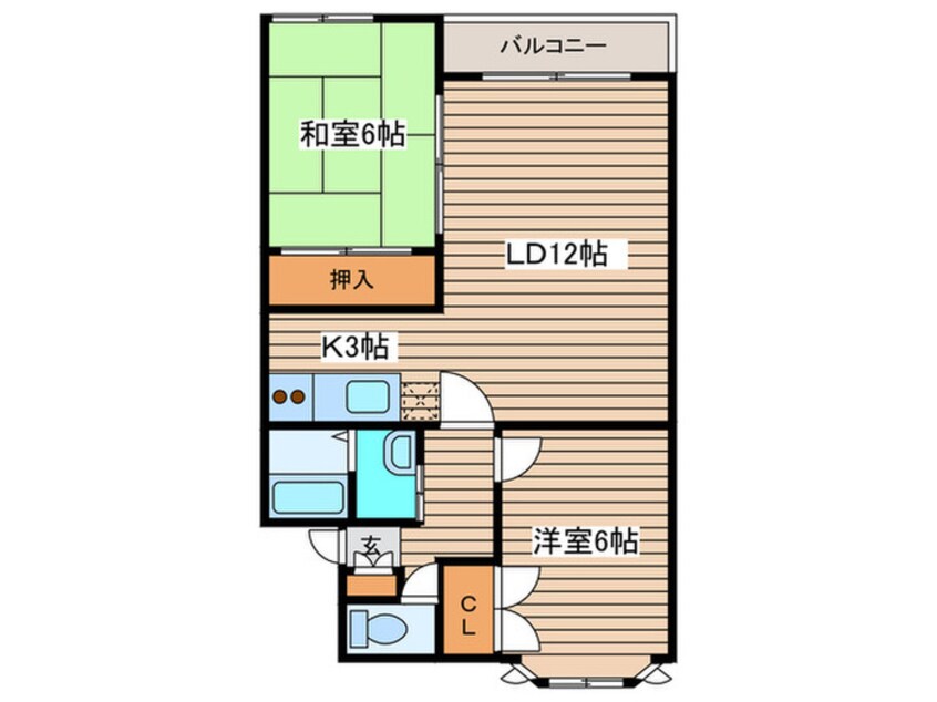 間取図 メゾンドフル－ル