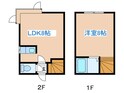 サクシ－ド八軒の間取図