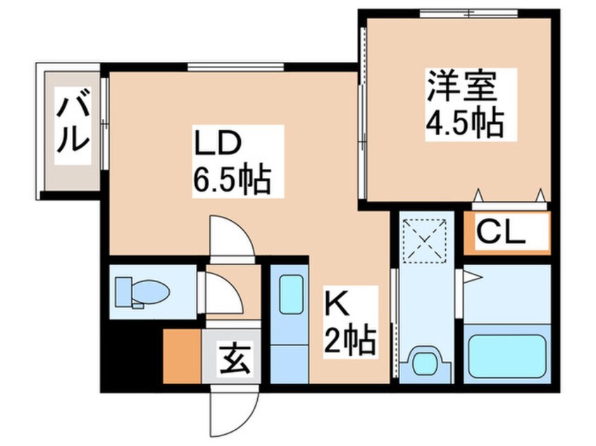 間取図 エンジェリックプレイス福住