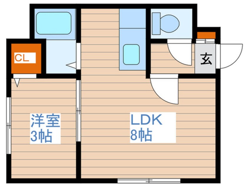 間取図 クリフ澄川