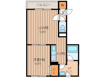 間取図 カントリ－アべニュ－