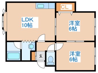 間取図 ハイム北斗