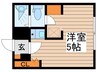 シャネルハイツ 1Rの間取り