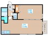 カレラ平和通 1LDKの間取り