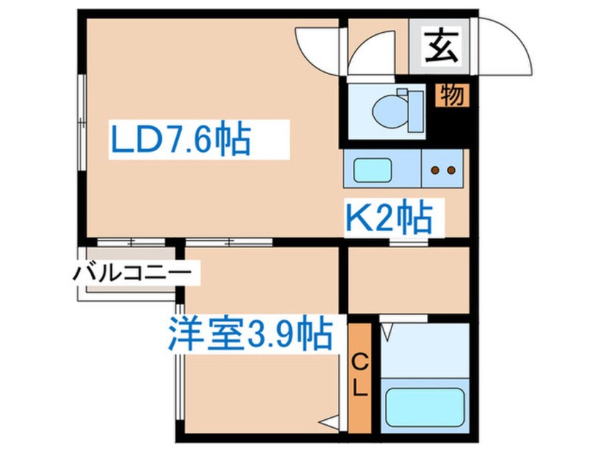 間取図 アーバン新札幌駅前