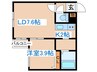 仮)アーバン新札幌駅前 1LDKの間取り