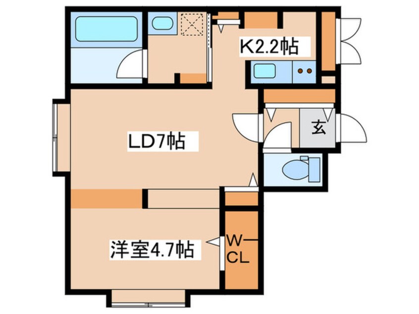 間取図 カノア