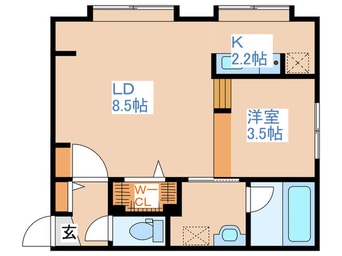 間取図 カノア