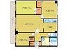三雄マンション 3LDKの間取り