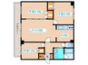 三雄マンション 3LDKの間取り