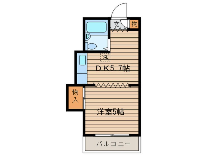 間取図 キャピタルクラ－ク