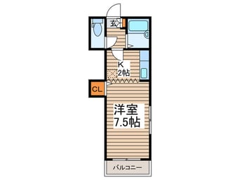 間取図 メゾン・にれの樹