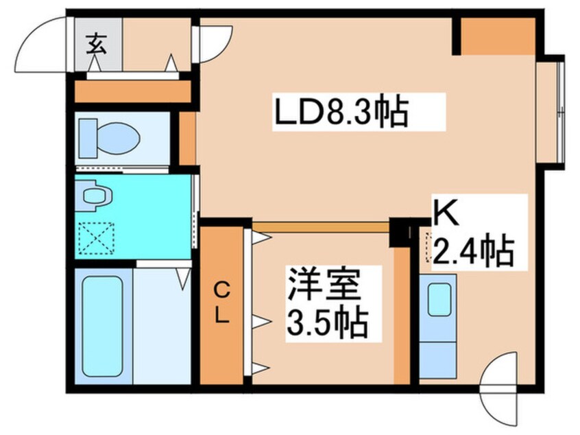 間取図 ジャンティ　ヴェール