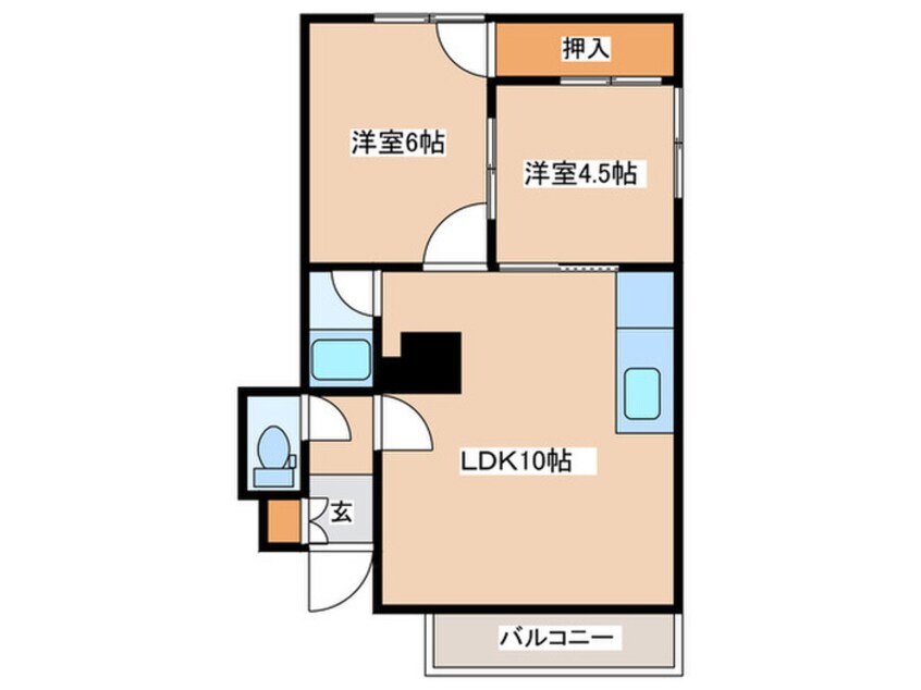 間取図 おばた荘