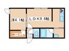 Lumiere Kikusui 1LDKの間取り