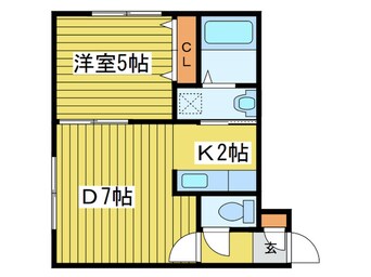 間取図 フロンティア円山