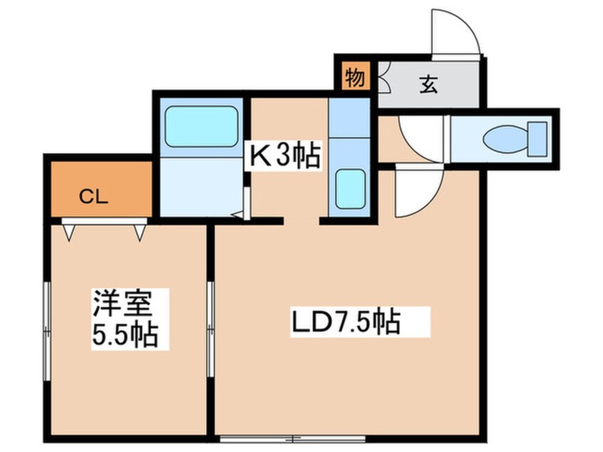 間取図 プティ・バロン
