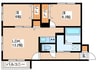 RainbowRoad南円山 2LDKの間取り