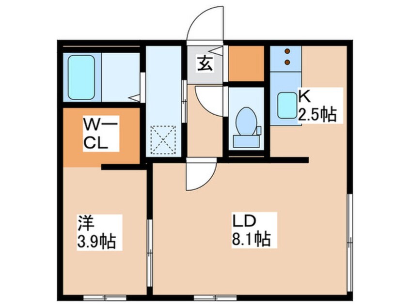 間取図 NOVA山鼻