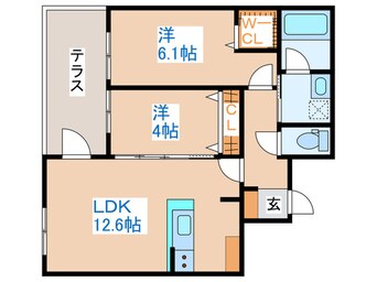 間取図 アルファスクエア円山2条