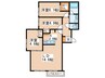 アルファスクエア円山2条 3LDKの間取り