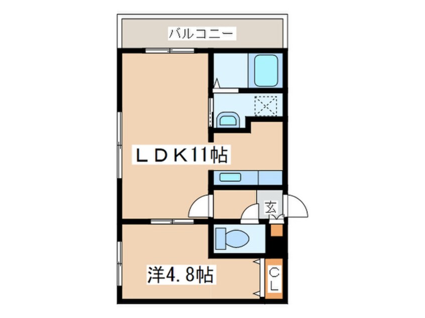 間取図 CREA本郷通