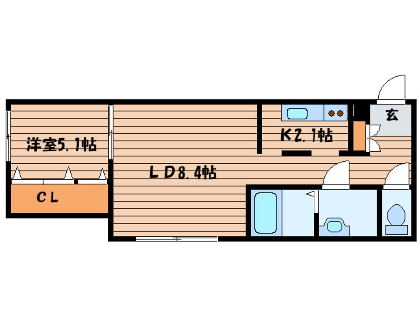 間取図 アクシズ１７１