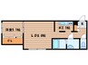 アクシズ１７１ 1LDKの間取り