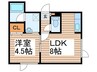 パルテ－ル桑園Ⅰ 1LDKの間取り