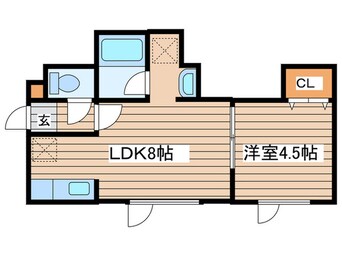 間取図 パルテ－ル桑園Ⅰ