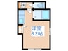 オーガニックＯＢＡＲＡ３１ 1Rの間取り