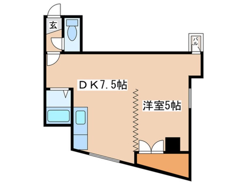 間取図 パ－クヒルズ中央Ｋ