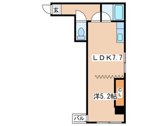 間取図 パ－クヒルズ中央Ｋ