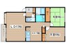 ノ－スシティ３２ 2LDKの間取り