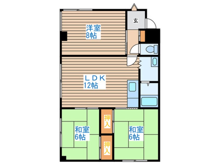 間取図 第二小野寺ビル