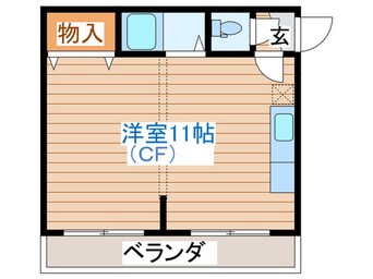 間取図 ツインブランシェ西館